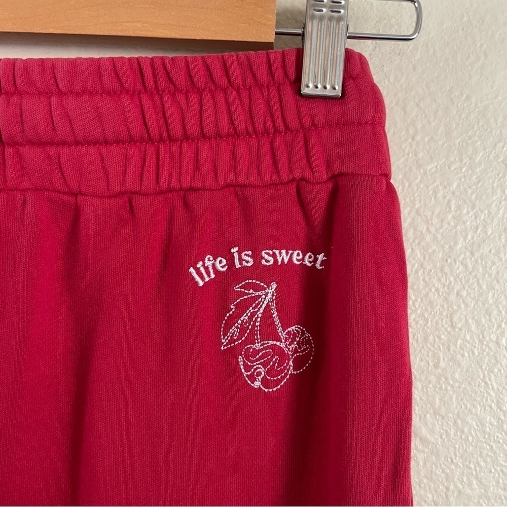 Vitality Balance Athletica The Mantra Pant Red Sweatpant Joggers Cherries XS - Picture 11 of 12